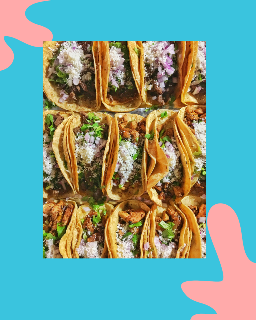 tacos fait maison avec aztek comptoir