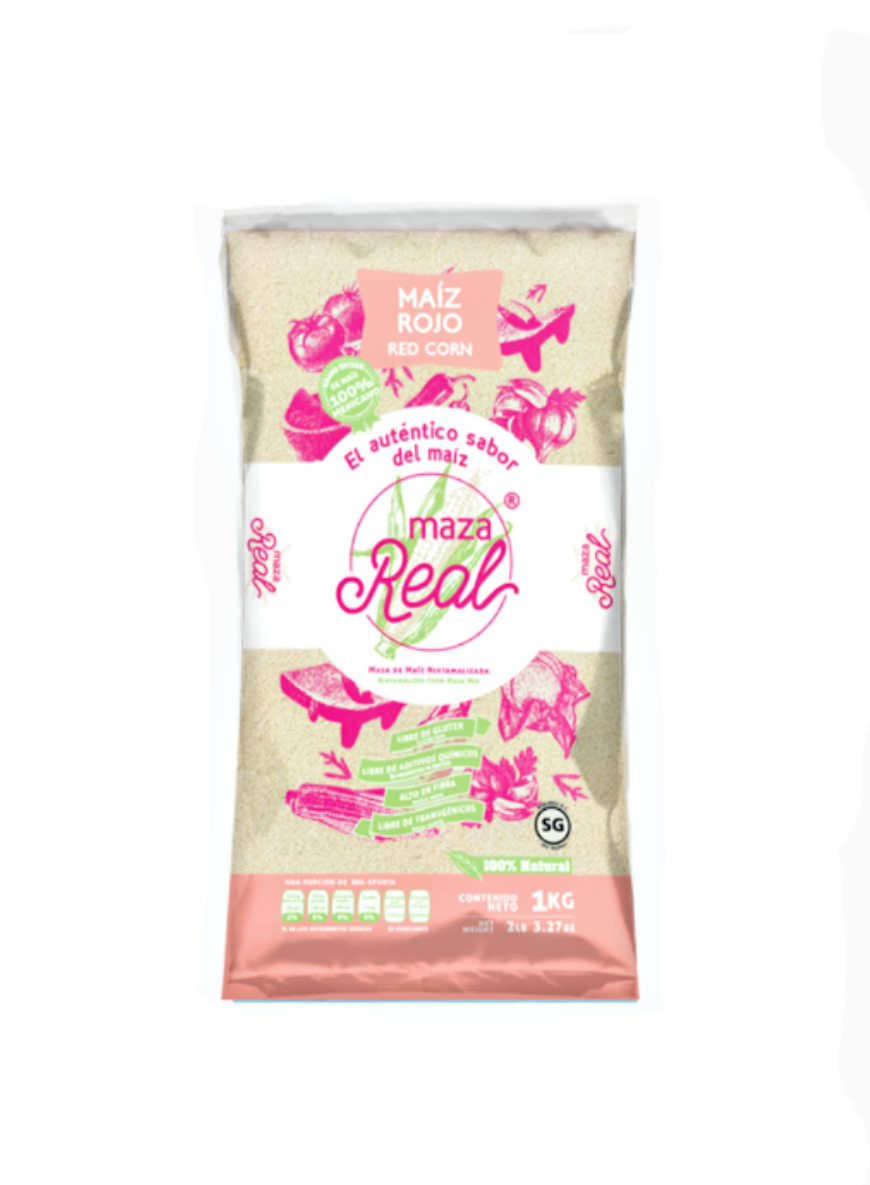 Farine de maïs rouge Bio nixtamalisé – Image 2