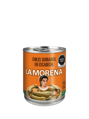 Chiles Serranos Enteros en Escabeche La Morena 220 gr