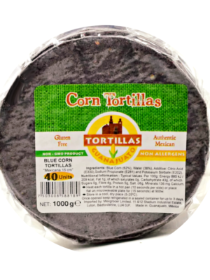 Tortilla maïs bleu 15cm/1kg Guanajuato