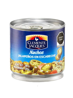 Chiles Jalapenos en rondelles nachos 380gr