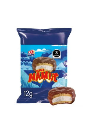 Mini Mamut, Biscuit à la Guimauve enrobé de Chocolat