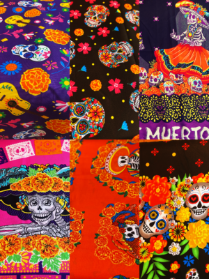 Nappe Sublimée aux Motifs "Día de Muertos"