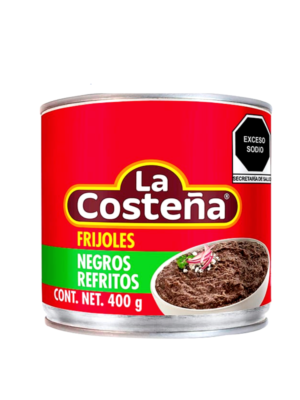 Haricots Noirs en Purée, Boîte de 400g