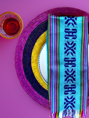 Nappes Individuelles Artisanales Mexicaines Ronds