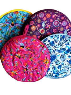 Tortillero avec Motifs Otomis