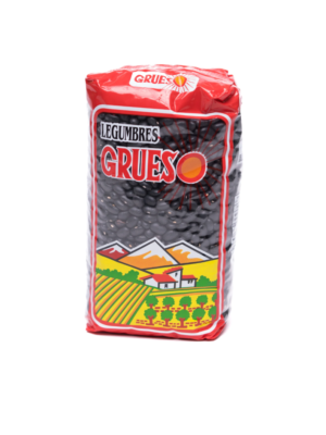 Haricots noirs à grains secs Grueso (1kg)