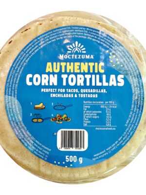 Tortillas de Maïs Blanc 12 cm – 500g – Moctezuma