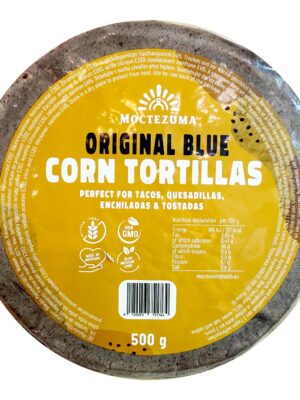 Tortillas Authentiques de Maïs Bleu 500g – Moctezuma
