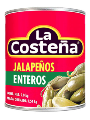 Chiles Jalapeños Entiers 2,8 kg – La Costeña