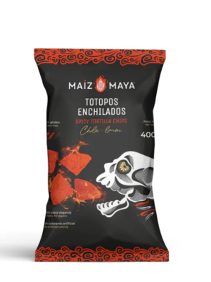 Tortillas Chips de Maïs au Chili et Citron