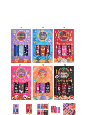 Trio de Rouges à Lèvres Liquides Día de Muertos